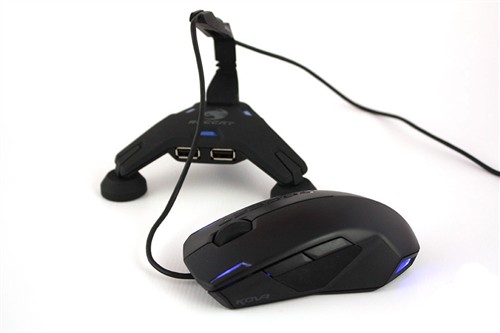 能當(dāng)USB Hub用！Roccat鼠標(biāo)固線器新品 HUB 體驗(yàn)評(píng)測(cè)